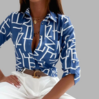 Blusa elegante con cuello Emmy