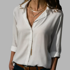 Blusa elegante de gasa Yasmine