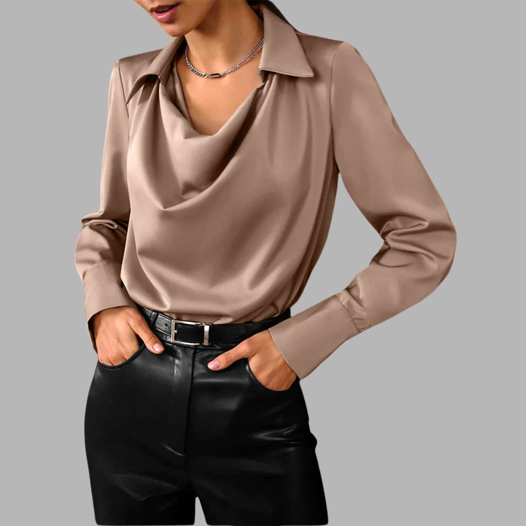 Blusa de seda de lujo Fenna