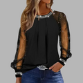 Top de punto elegante con lentejuelas Nina