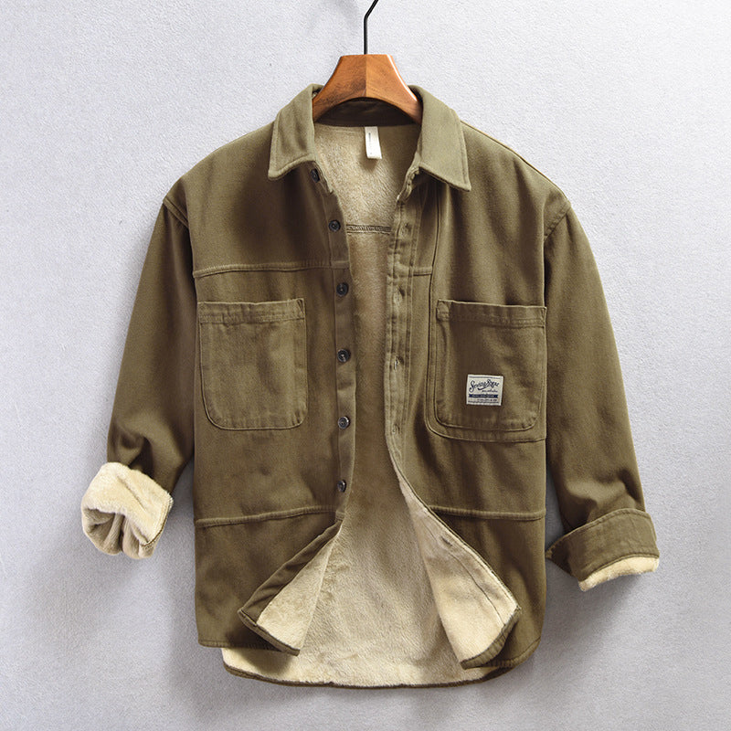 CAMISA CARGO DE POLAR PARA HOMBRE