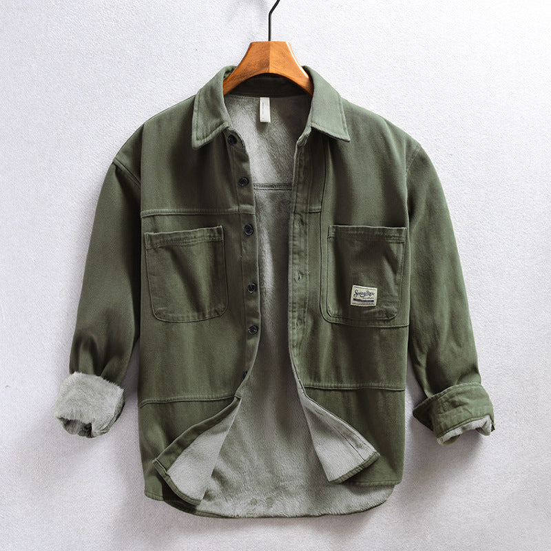 CAMISA CARGO DE POLAR PARA HOMBRE