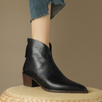 Botines Elegantes de Cuero