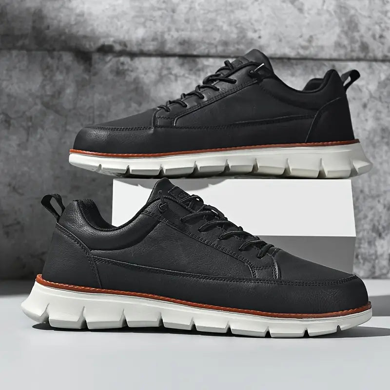 ZAPATILLAS DE CUERO CON SOPORTE