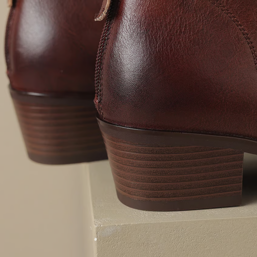 Botines Elegantes de Cuero