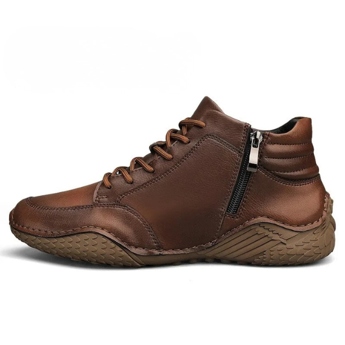 BOTAS DE CUERO RESISTENTES PARA HOMBRE