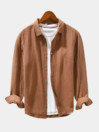 CAMISA ELEGANTE DE ALGODÓN SUAVE COMO LA SEDA
