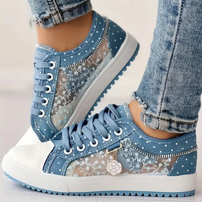 Zapatillas Elegantes de Encaje