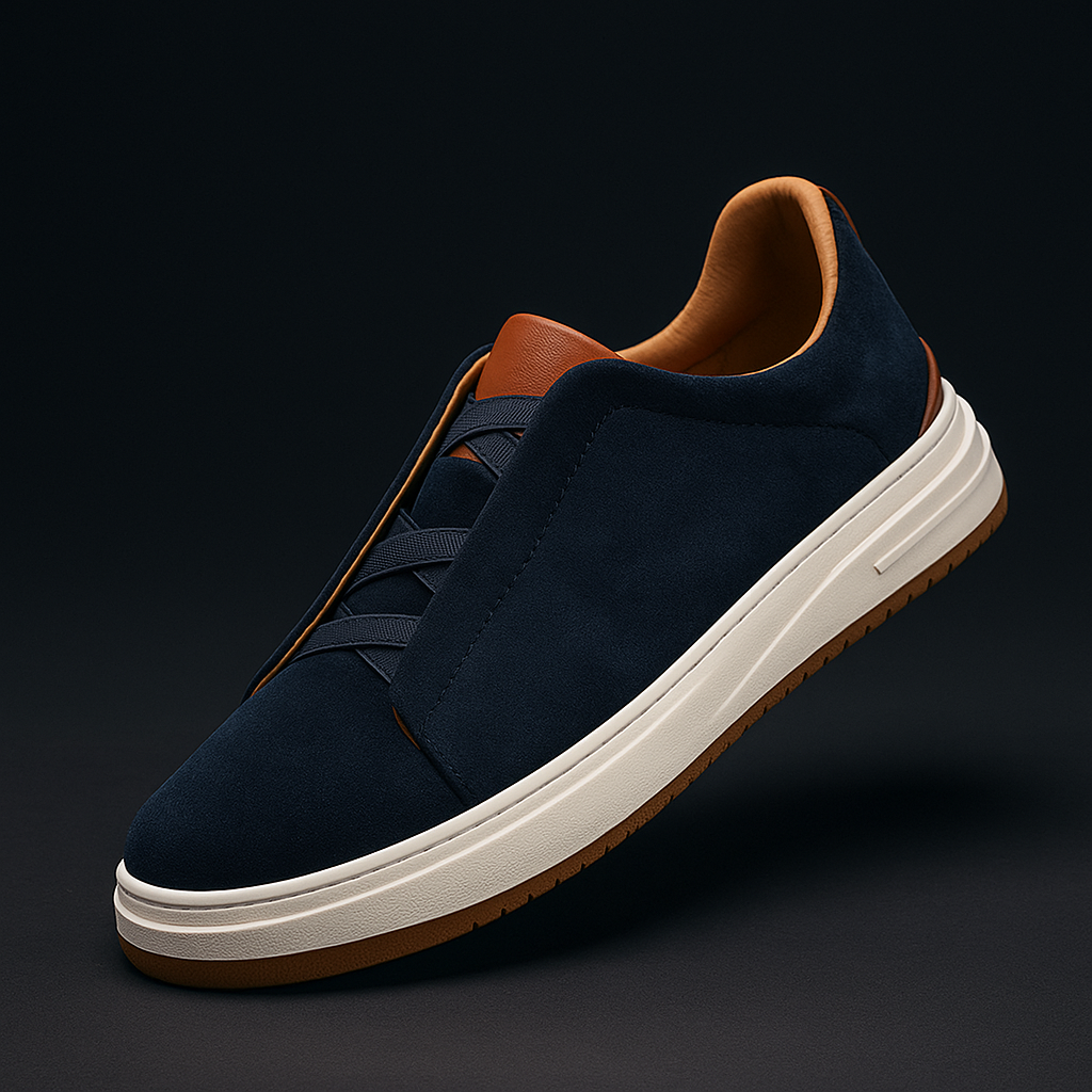 ZAPATOS SIN CORDONES DE ANTE PARA HOMBRE