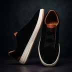 ZAPATOS SIN CORDONES DE ANTE PARA HOMBRE
