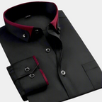 CAMISA CLÁSICA DE MANGA LARGA PARA HOMBRE