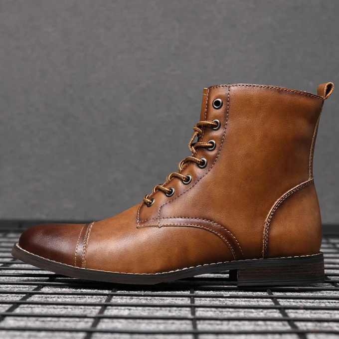 BOTAS DE VESTIR MARRONES PARA HOMBRE