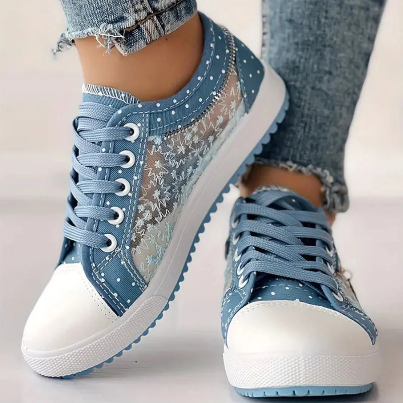 Zapatillas Elegantes de Encaje