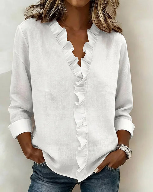 Blusa con volantes Susan