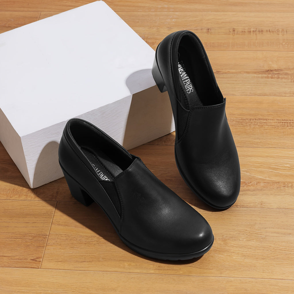 Mocasines de Tacón Bloque Confort Margot
