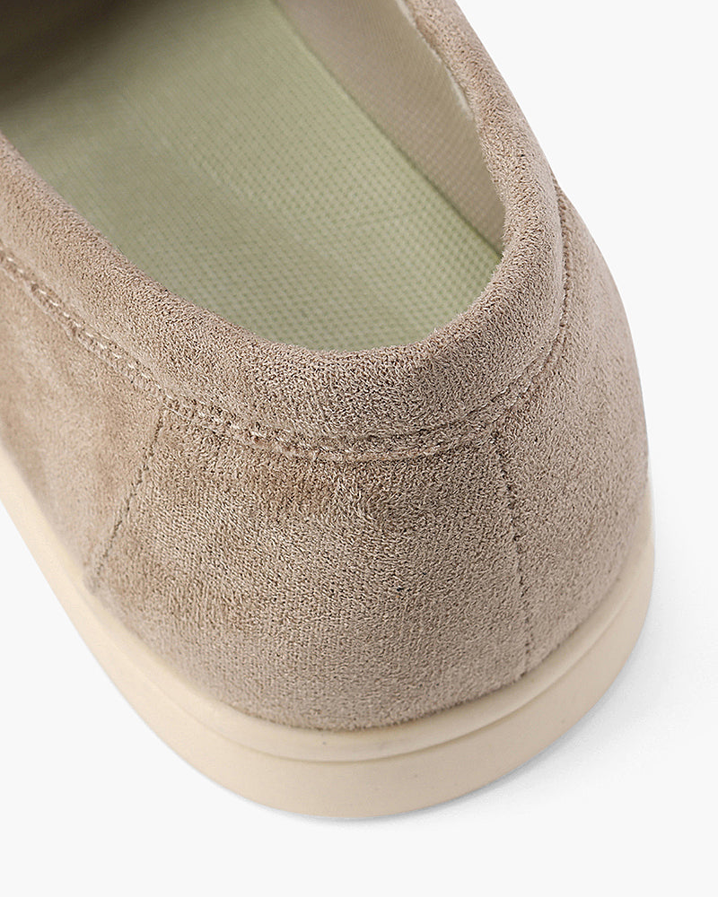 MOCASINES DE CUERO DE ANTE