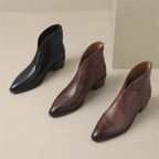 Botines Elegantes de Cuero