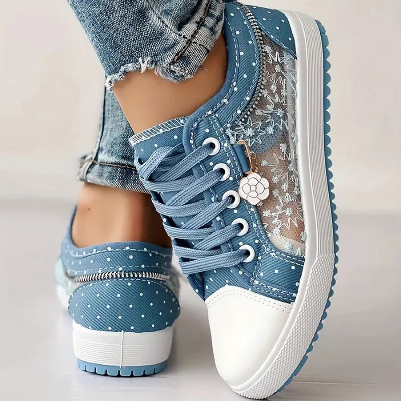 Zapatillas Elegantes de Encaje