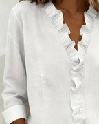 Blusa con volantes Susan