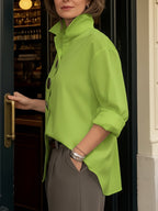 Blusa Elegante Sophie Con Botones Grandes