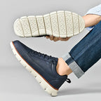 ZAPATILLAS DE CUERO CON SOPORTE