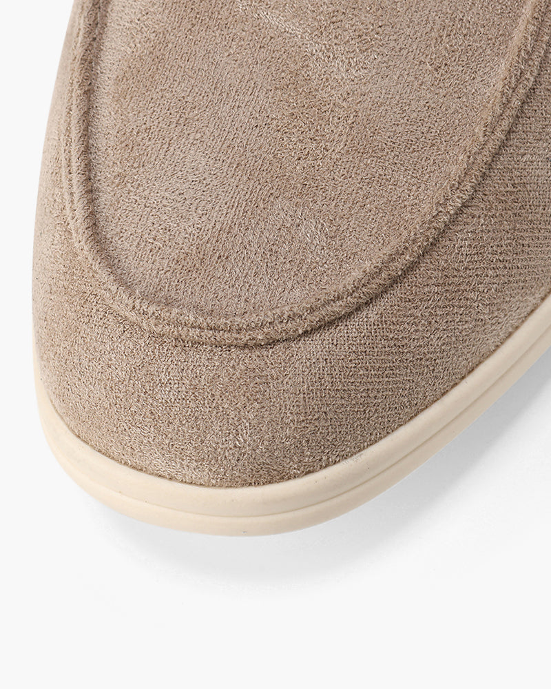 MOCASINES DE CUERO DE ANTE