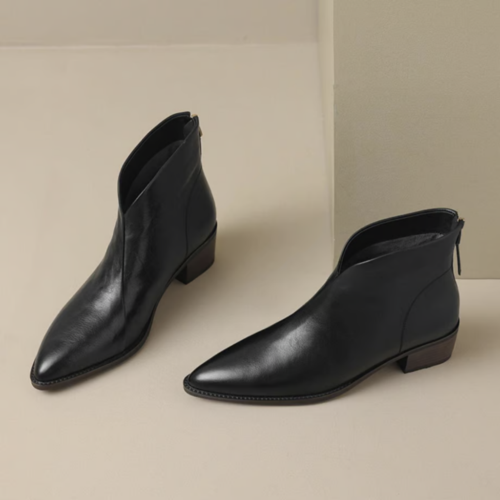 Botines Elegantes de Cuero