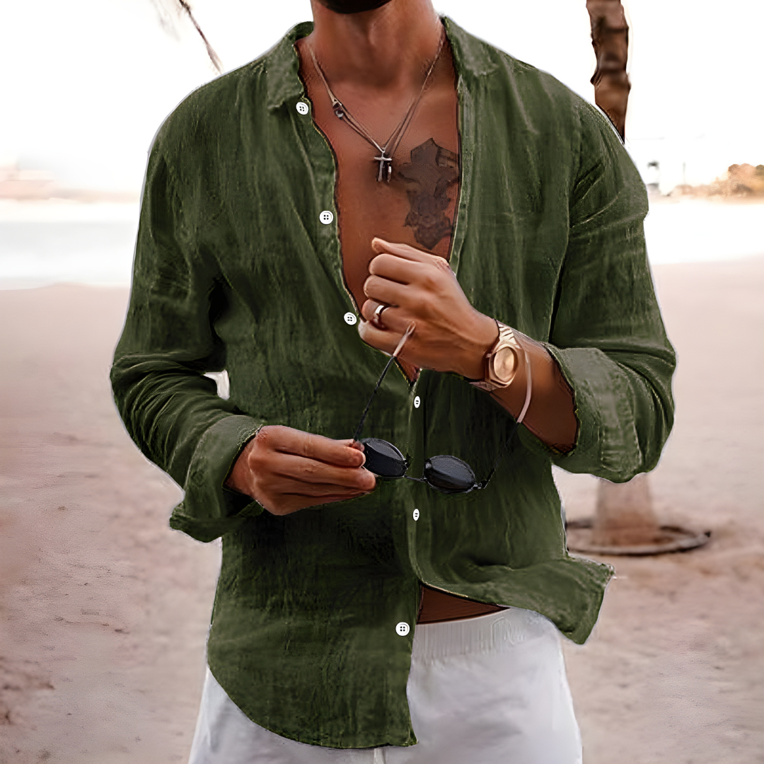 CAMISA DE VERANO DE ALGODÓN NATURAL