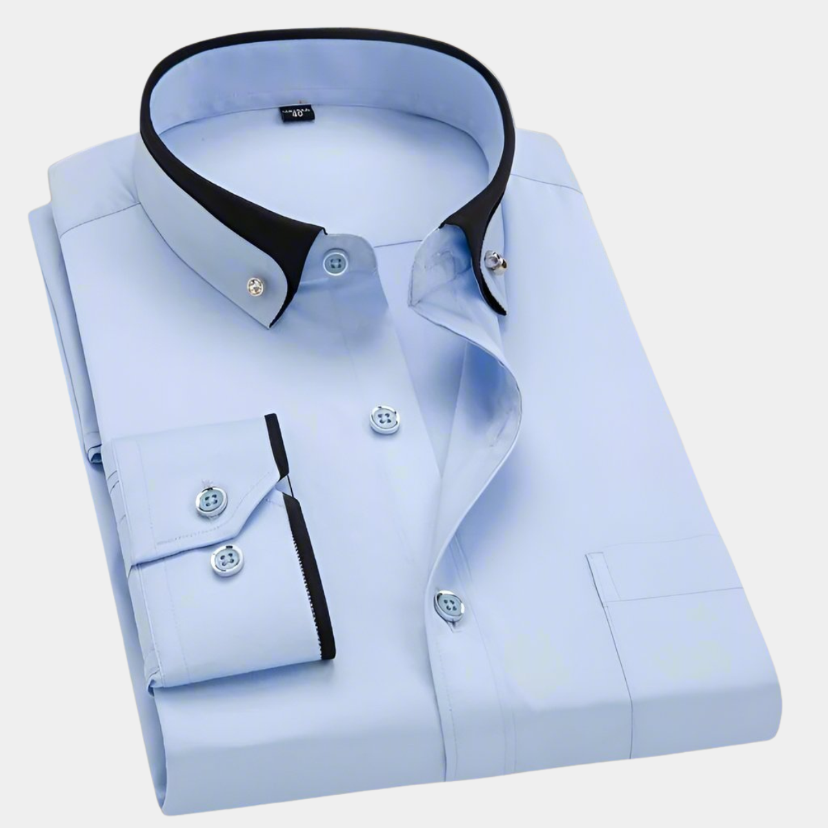 CAMISA CLÁSICA DE MANGA LARGA PARA HOMBRE
