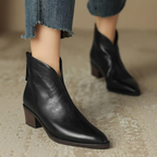 Botines Elegantes de Cuero