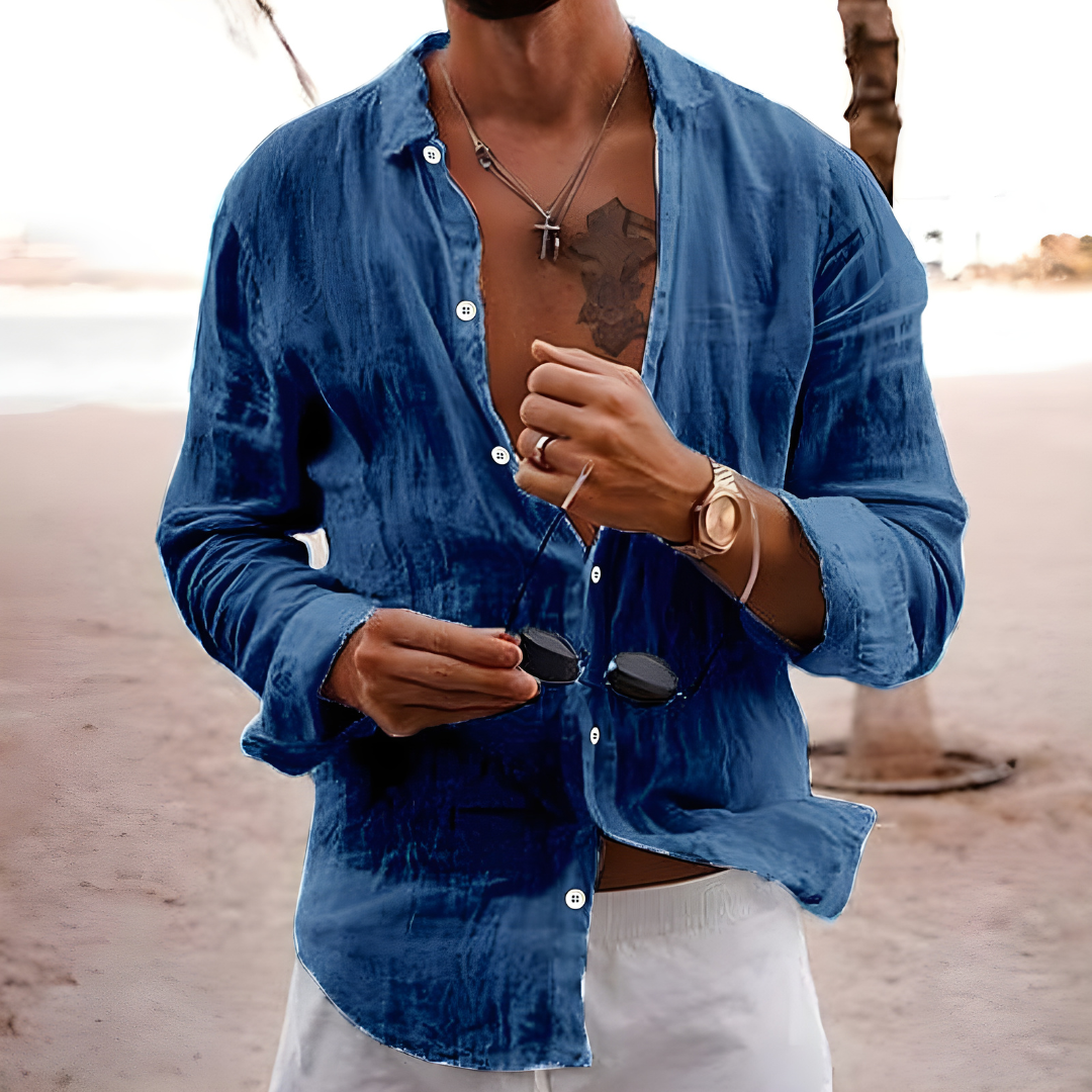 CAMISA DE VERANO DE ALGODÓN NATURAL