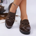 Mocasines Confort Punta Charolada Camille