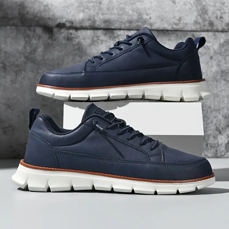 ZAPATILLAS DE CUERO CON SOPORTE