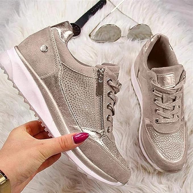 Zapatillas Compensadas con Cremallera Sophie