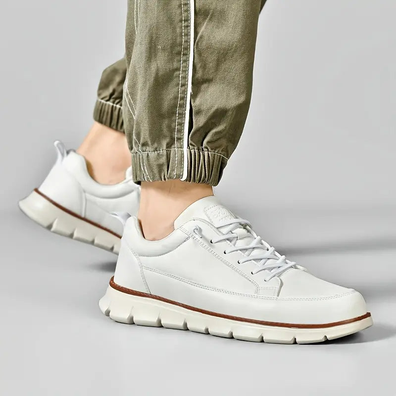 ZAPATILLAS DE CUERO CON SOPORTE