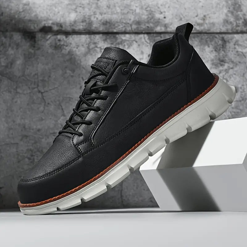 ZAPATILLAS DE CUERO CON SOPORTE
