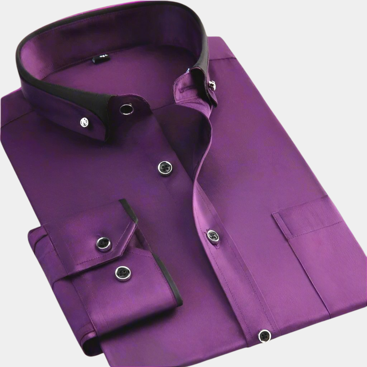 CAMISA CLÁSICA DE MANGA LARGA PARA HOMBRE
