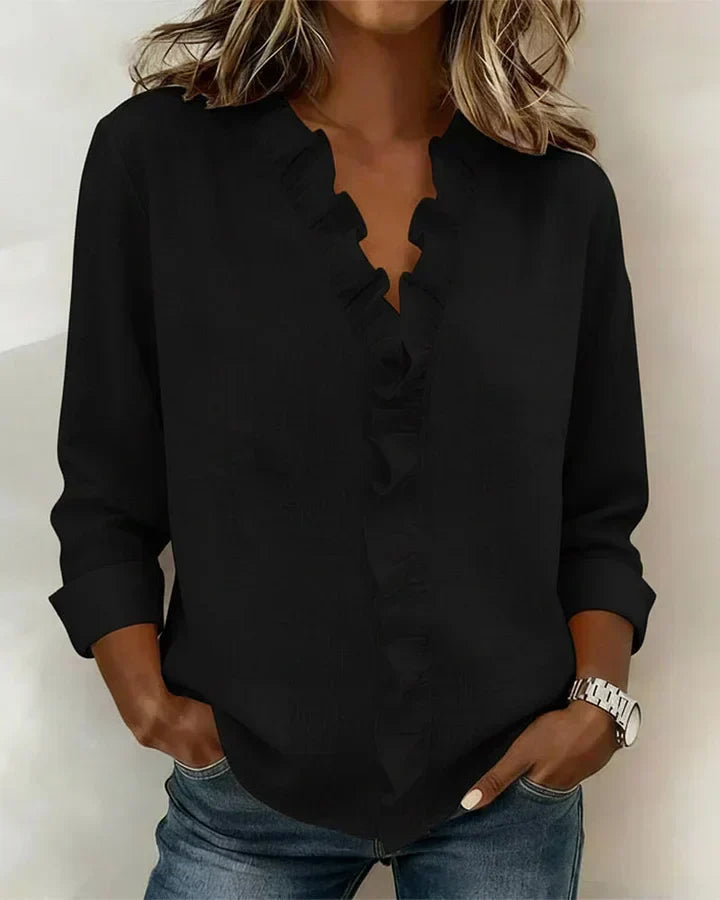 Blusa con volantes Susan
