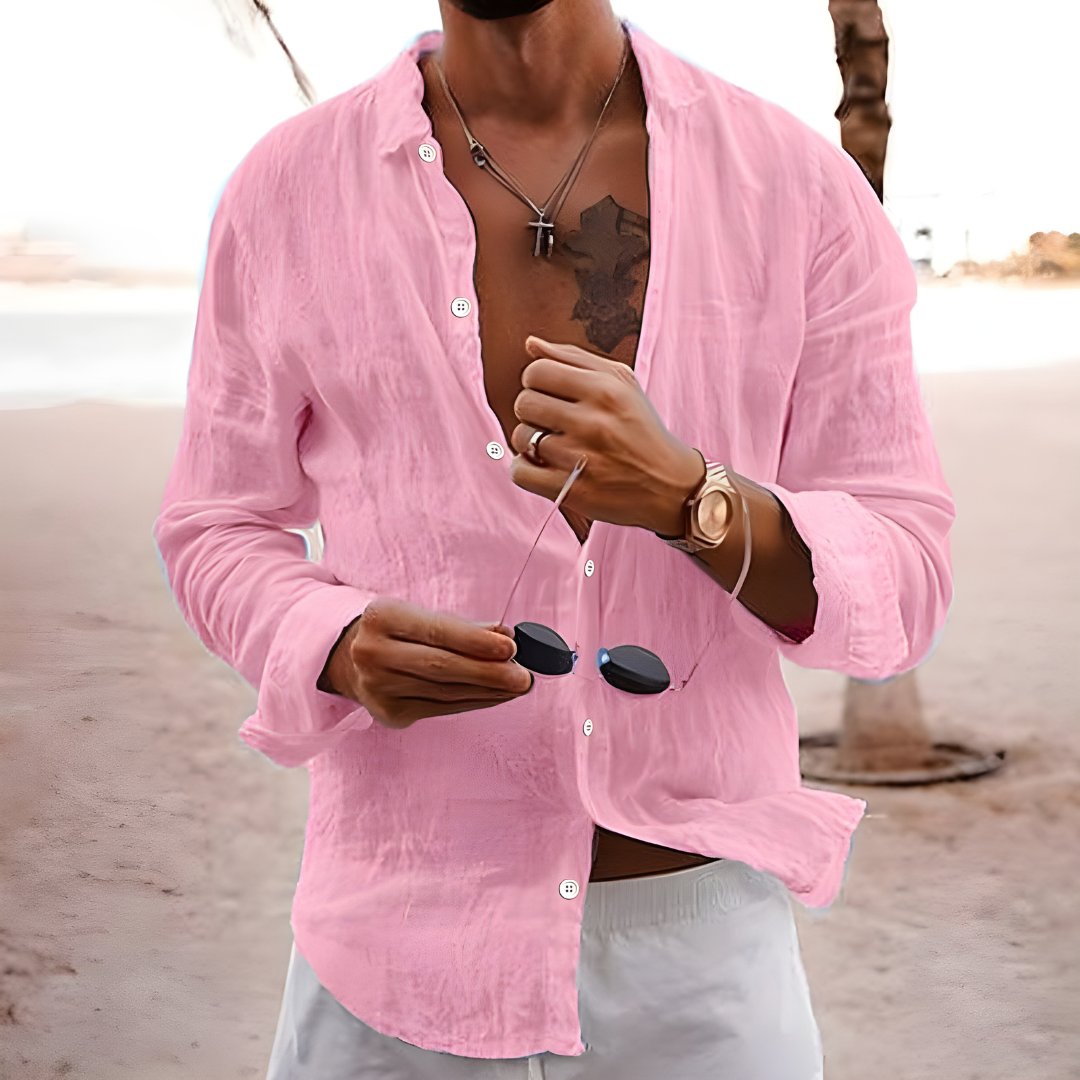 CAMISA DE VERANO DE ALGODÓN NATURAL