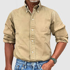 CAMISA DE MANGA LARGA ANTIARRUGAS PARA HOMBRE