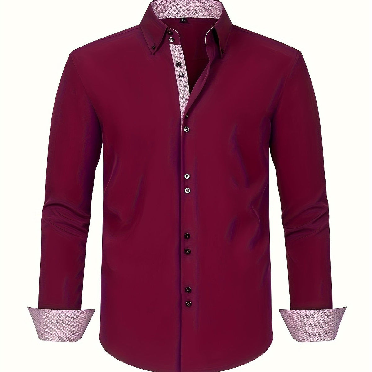 Camisa elegante y ligera con detalles en contraste