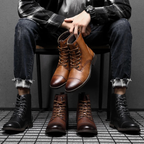BOTAS DE VESTIR MARRONES PARA HOMBRE