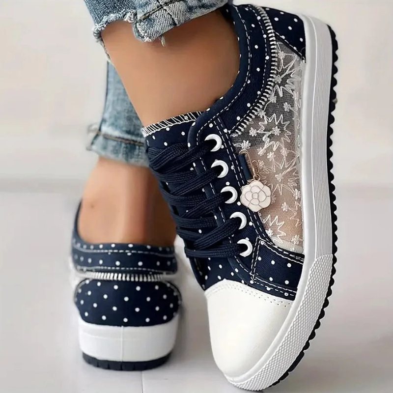 Zapatillas Elegantes de Encaje