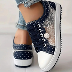 Zapatillas Elegantes de Encaje