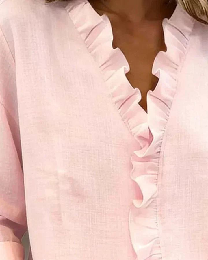 Blusa con volantes Susan