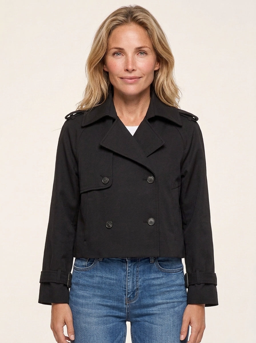 Mana - Gabardina Vintage Recortada