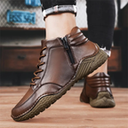 BOTAS DE CUERO RESISTENTES PARA HOMBRE