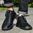 ZAPATOS DE NOBUK CON CREMALLERA PARA HOMBRE