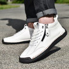 ZAPATOS DE NOBUK CON CREMALLERA PARA HOMBRE
