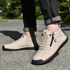 ZAPATOS DE NOBUK CON CREMALLERA PARA HOMBRE